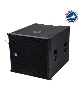 GloboStar® FDB DLA118BAS 98018 PA Speaker - Ενεργό Αυτοενισχυόμενο Subwoofer Line Array Κρεμαστό & Επιδαπέδιο με Ψηφιακό Ενισχυτή SA2.68 AC 220V-50-60Hz - 900W RMS-4Ω + 600W RMS-4Ω (2400W Peak) - 1 x 18" Inches LF - IP20 - Μαύρο - Μ56 x Π68.2 x Υ52cm
